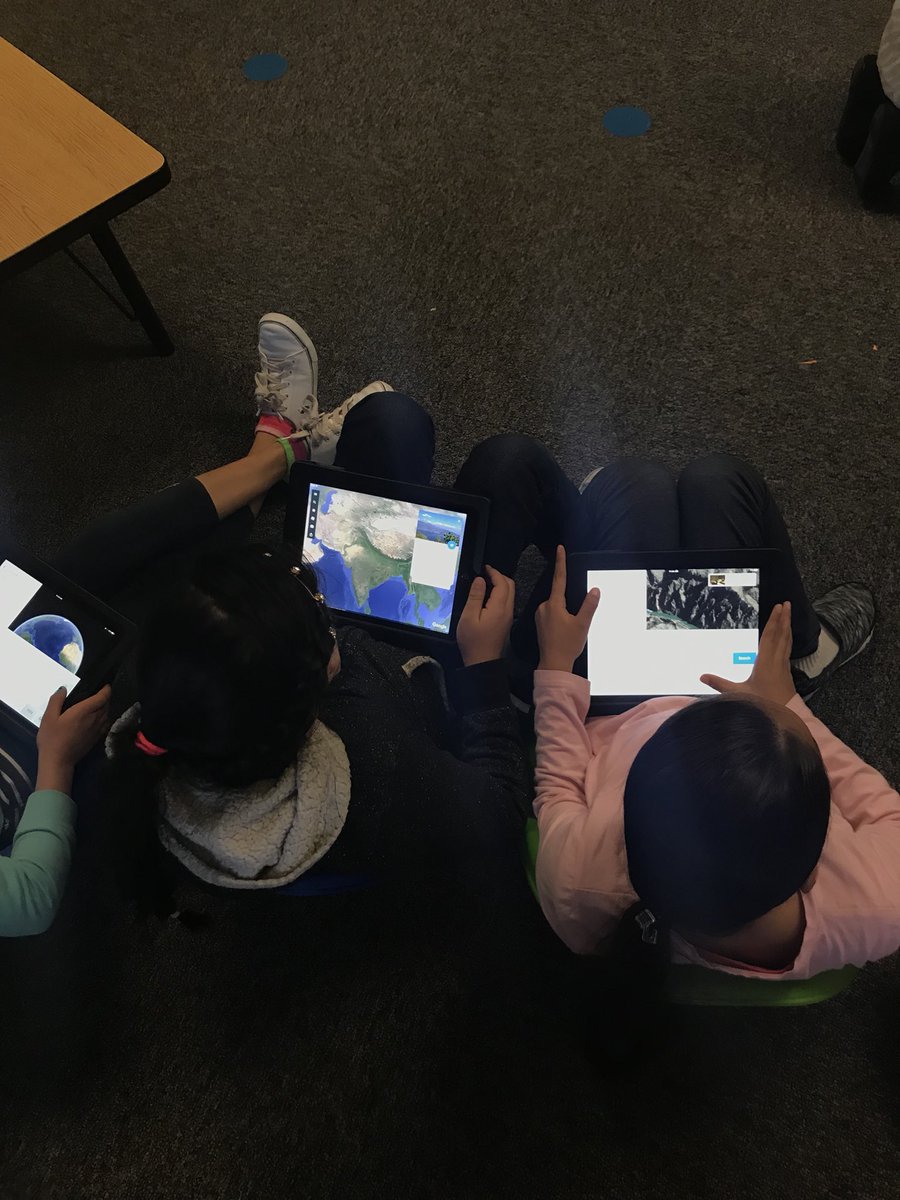 adrienne_dutton's tweet photo. Today we explored the bottom of the Grand Canyon to the top of Mount Everest using Google Earth. Actual expression of all my kids—> 🤯 https://t.co/4yVwSOVnc4