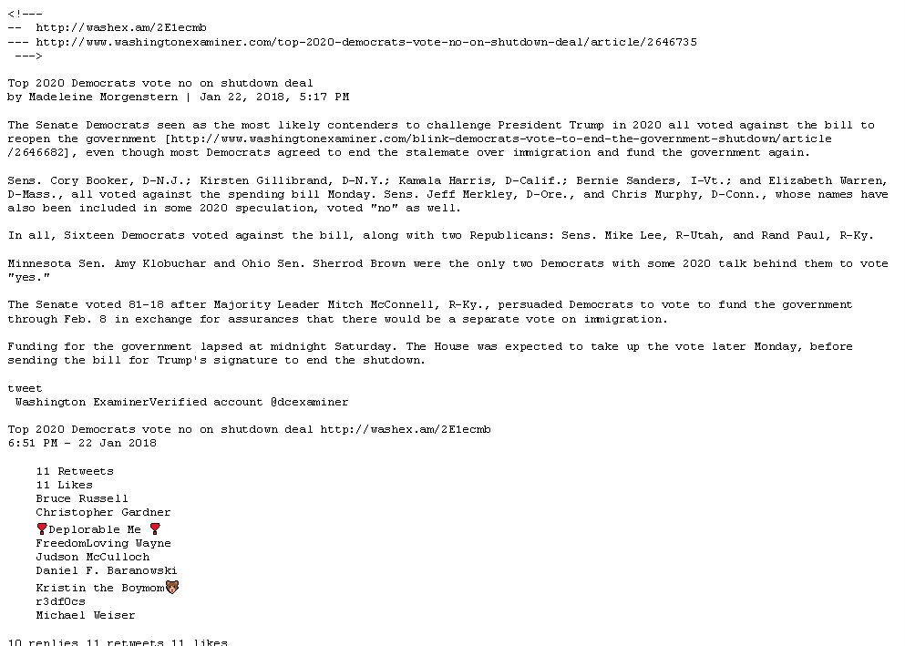 DEMS vote no on shutdown deal