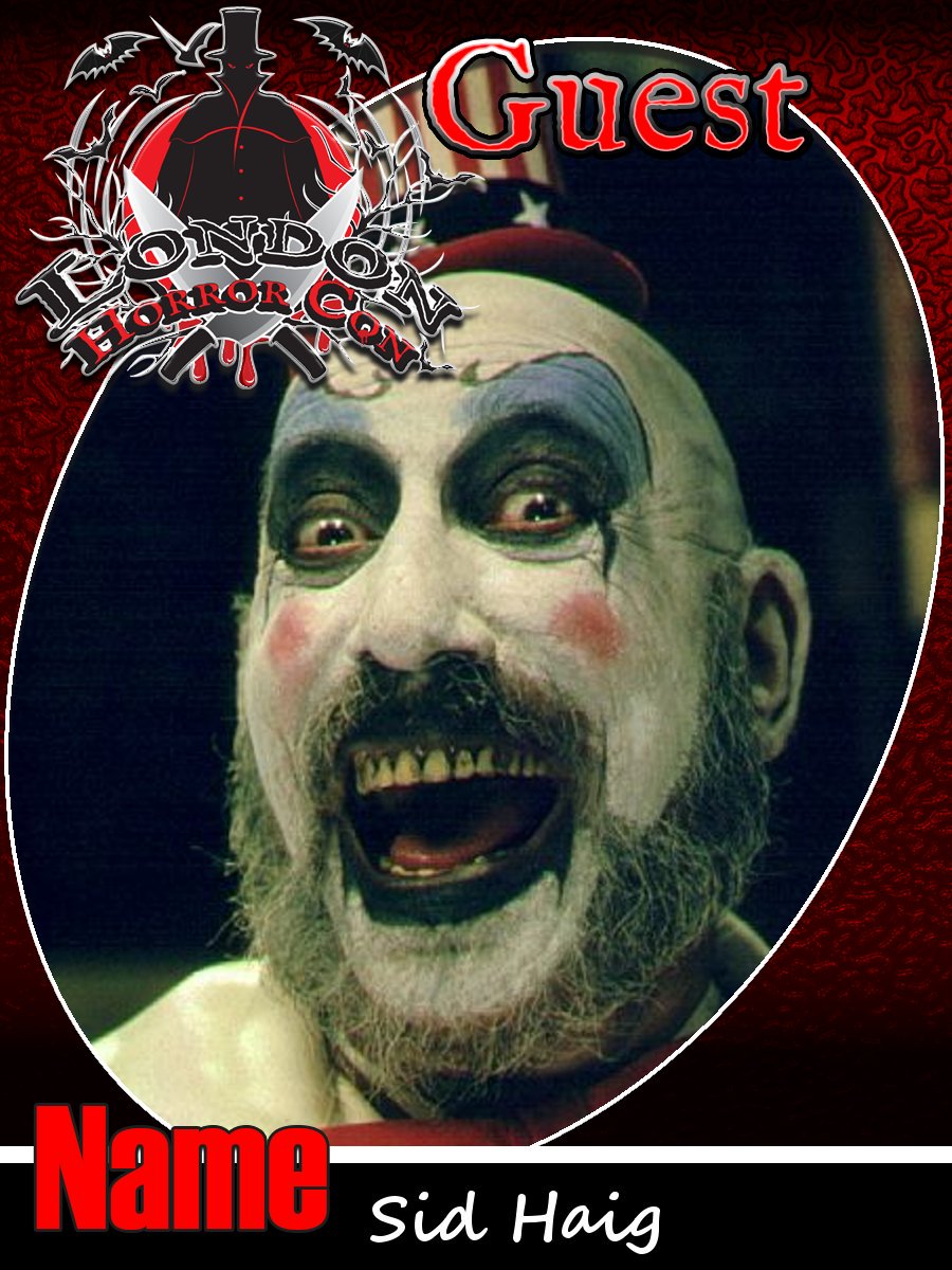 ellisjae7's tweet photo. London Horrorcon It's official !!
โ Roundtrip Ticket to UK ๐ซ๐ฌ
โ VIP Horrorcon Tickets
โ Photo Op with Julian Slink
โ Photo Op with Sid Haig as Capt. Spaulding
โ Photo Op with Michael Berryman
#horrorconlondon #BloodDrive
@CunninghamColin @MichaelBerryman #CaptSpaulding https://t.co/kJ0Kb0zw65