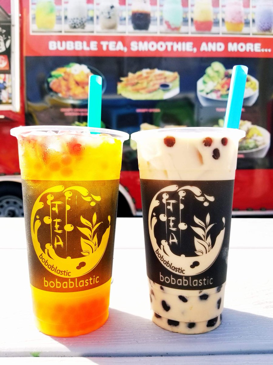 Happy Monday Everyone:

Thirsty? Bobablastic have all type of drinks available for you to choose from. MIX &amp; MATCH your style of drink (Hot, Iced or Blended) drink together to create your favorite. YUM.... :)

#bobablastic #icedtea #smoothies #cartfood