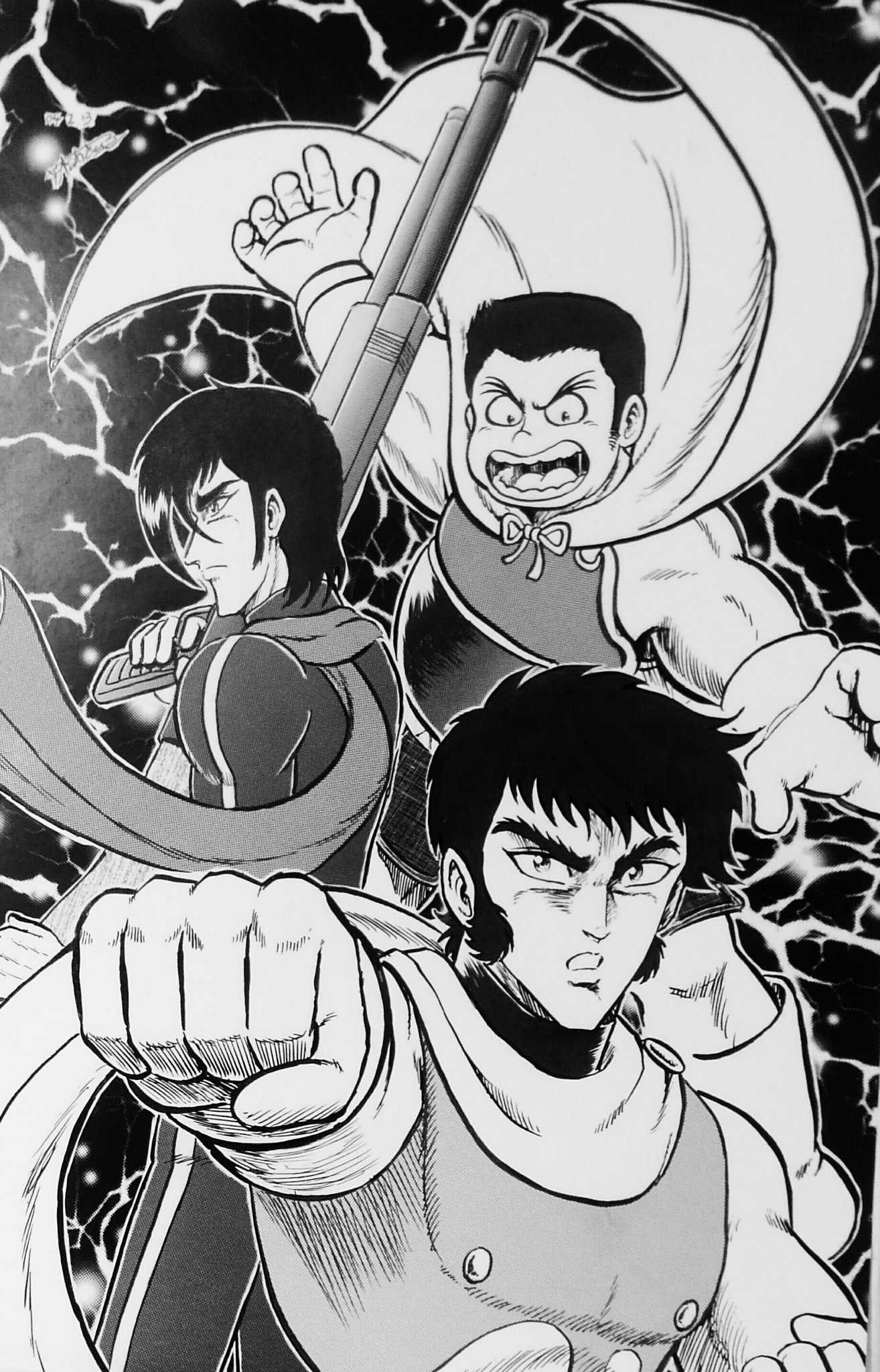 アッキー ｙ 初代ゲッターチーム ゲッターロボ ゲッターチーム 流竜馬 神隼人 巴武蔵 アナログ絵 ペン画 スクリーントーン T Co H3qa9rupgh Twitter