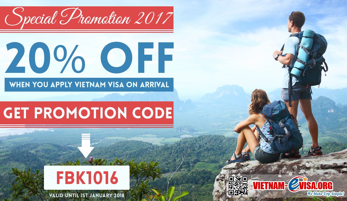 VNEvisaOrg's tweet image. 👉🎁SAVE 20% OFF TO GET VIETNAM VISA🎁👈

➡️USE CODE: 📍FBK1016📍 at: vietnam-evisa.org/apply-visa.html (SAVING MORE WHEN APPLY MORE)

➡️It's very simple, fast, safe, reliable. Money back guarantee if decline.☀️☀️☀️

#vietnam,#vietnamvisa,#promotioncode, #vietnamvisaonarrival,