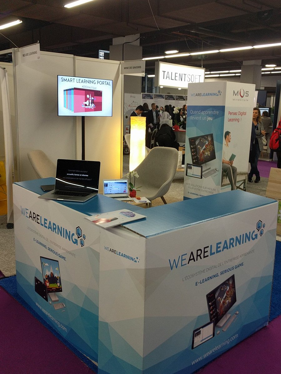 Venez nous rejoindre au salon #LearningTechnologiesFrance2018 et découvrir Meet My Company, notre serious game de #onboarding