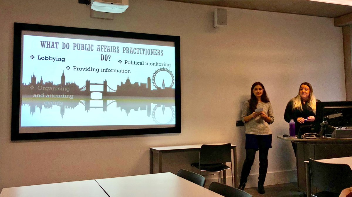 McrMetPR's tweet photo. .@mmu_business PR Masters students discussing specialisms today - first up, public affairs theory with @egamnur &amp; @Julie_AnnPR #PR #publicaffairs @wendymoranmmu @mmuprjane https://t.co/cS7JS9DzfU