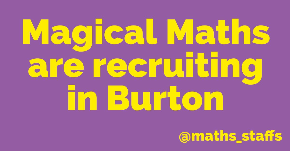 If you're looking for flexible work in local schools then get in touch with mick@magicalmathsclub.com for more details. £15-£20 a session #jobs #recruitment