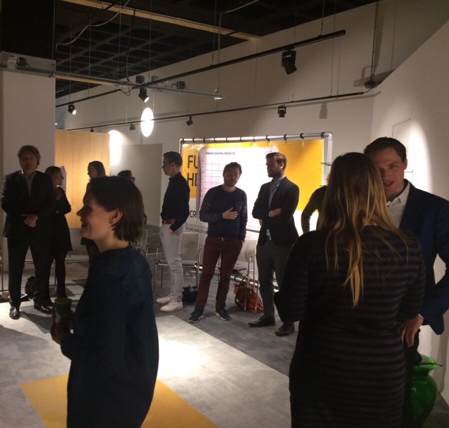 IKONE_nl's tweet photo. Vandaag is dé Patient Experience Day bij @EBUtrecht - samen met 20 ondernemers &amp; patiënten diverse patientreizen doorlopen vanuit het vraagstuk: hoe kunnen patiënten helpen bij opschalen innovaties #EHW18 @pec_nl https://t.co/SV008TtkkT