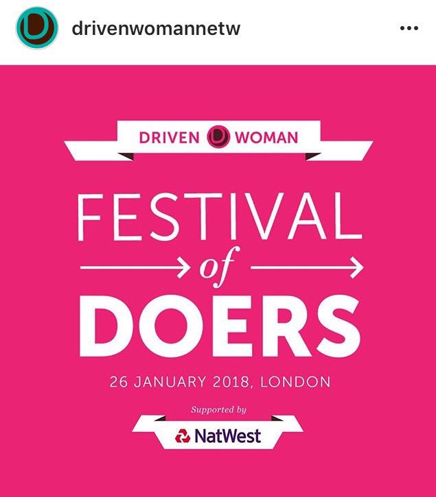 v_vonstein's tweet photo. I'm honoured to be part of the panel this Friday at #festivalofdoers #drivenwomannetw @DrivenWomanNetw !! https://t.co/3IWxLC7rNw