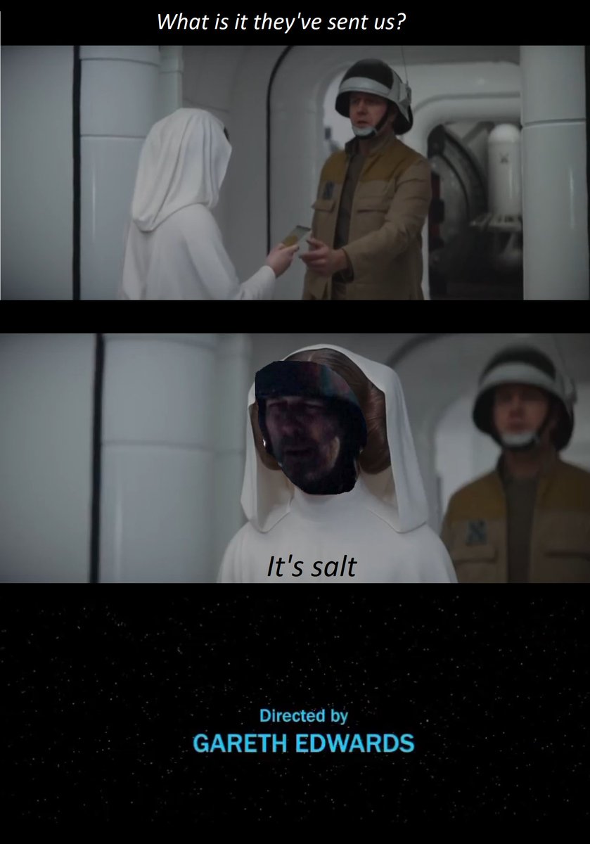 SWMemes's tweet image. Rogue One's alternate ending.