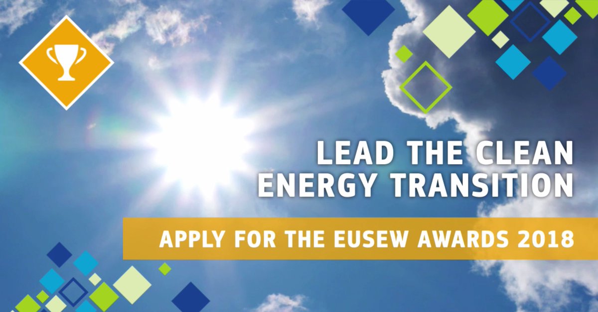 LIFEProgramme's tweet photo. Calling all LIFE #energy projects: submit and/or nominate your innovative solution for one of the four categories (consumers, public sector, businesses, energy leader) and have the chance to be awarded 🏆 during the #EUSEW18! #DDL: 23RD Feb! https://t.co/Dv3HUe6mTe #LIFEprojects https://t.co/hEXa1apoa7