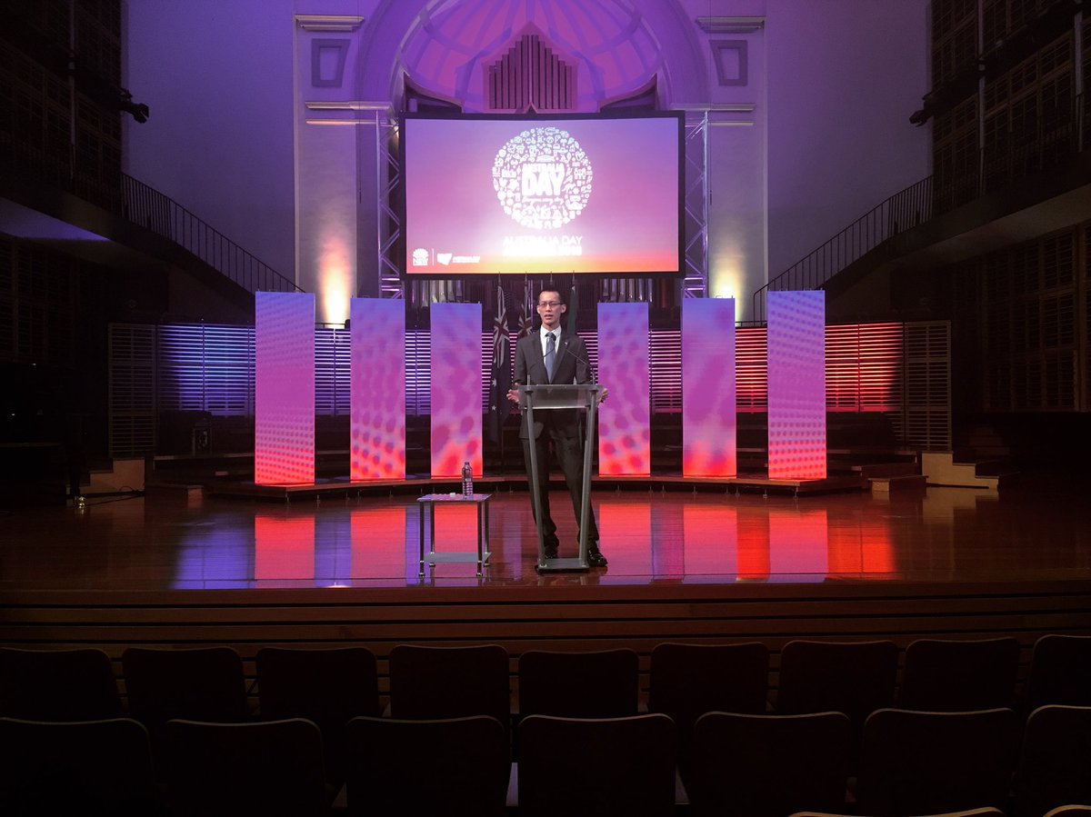 🎤 I will remember today forever. Words cannot express my gratitude at everyone's kind words &amp; support! I am, and always will be, proud to be an Australian. 
📄 Transcript here: australiaday.com.au/events/austral…