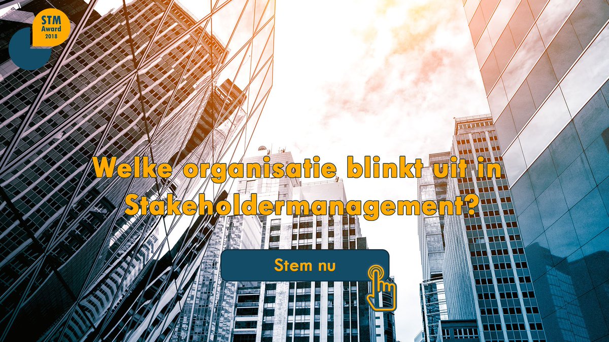 StaMgtAward's tweet photo. Welke organisatie heeft de waardering en het vertrouwen van #stakeholders aantoonbaar vergroot? Breng nu je stem uit in slechts 2 minuten https://t.co/b9nPlVZWx6 #STM18 #stakeholdermanagement #communicatie https://t.co/ujOlh4G4pe
