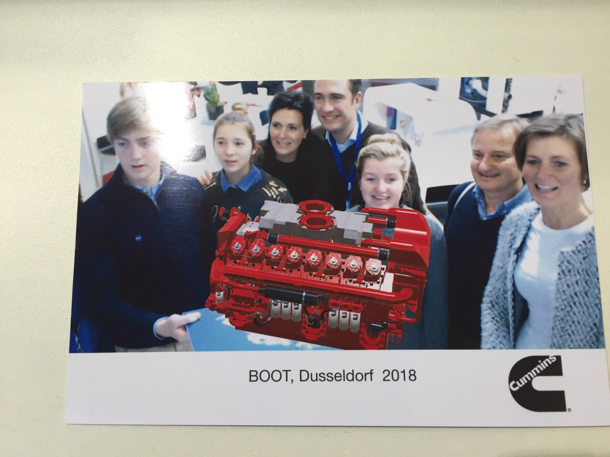 CumminsEurope's tweet image. Ever tried lifting the #Cummins QSK95? If not, why not give it a try using the AR system on our stand at #Boot2018! We're in Hall 10, Stand E22!