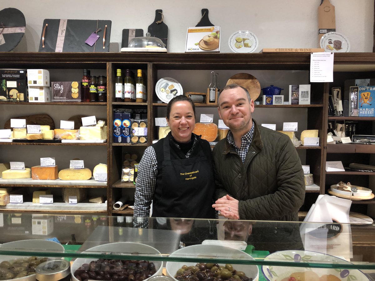 Goooood morning from <a href="/1Thecheeseboard/">The Cheeseboard</a> #iloveharrogate 🧀🧀🧀🧀🧀🧀🧀😄