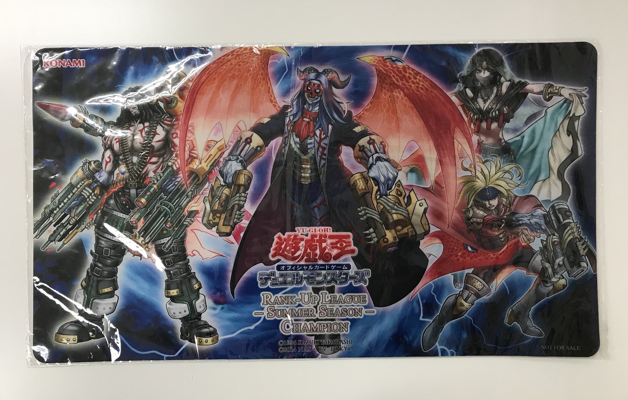 レビュー投稿で選べる特典 プレイマット 遊戯王 魔弾 summer season