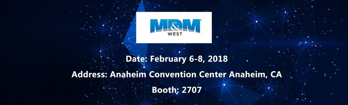 Please visit us at MDM
Booth: 2707