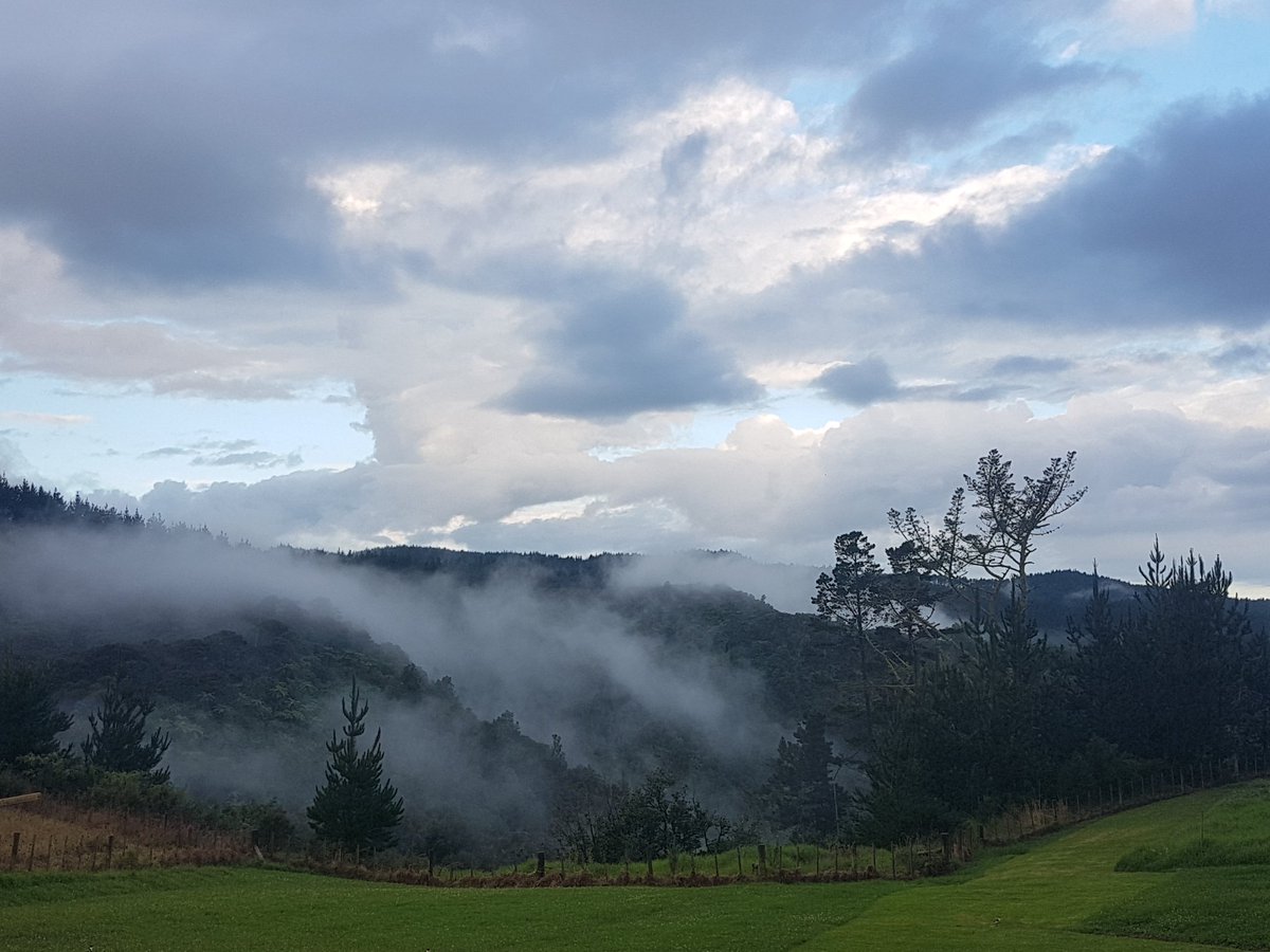 Mist and clouds after the downpours. <a href="/WeatherWatchNZ/">WeatherWatch.co.nz</a>