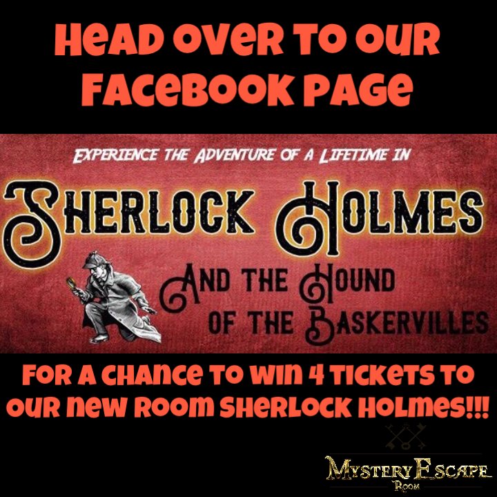 We are doing a Facebook giveaway! Head over to Mystery Escape Room SLC for more details!
Start hashtags #discount #thingstodo #utah #ut #slc #saltlake #saltlakecity #gateway #gatewaymall #downtown #downtownsaltlake #mystery #giveaway #free #tickets
