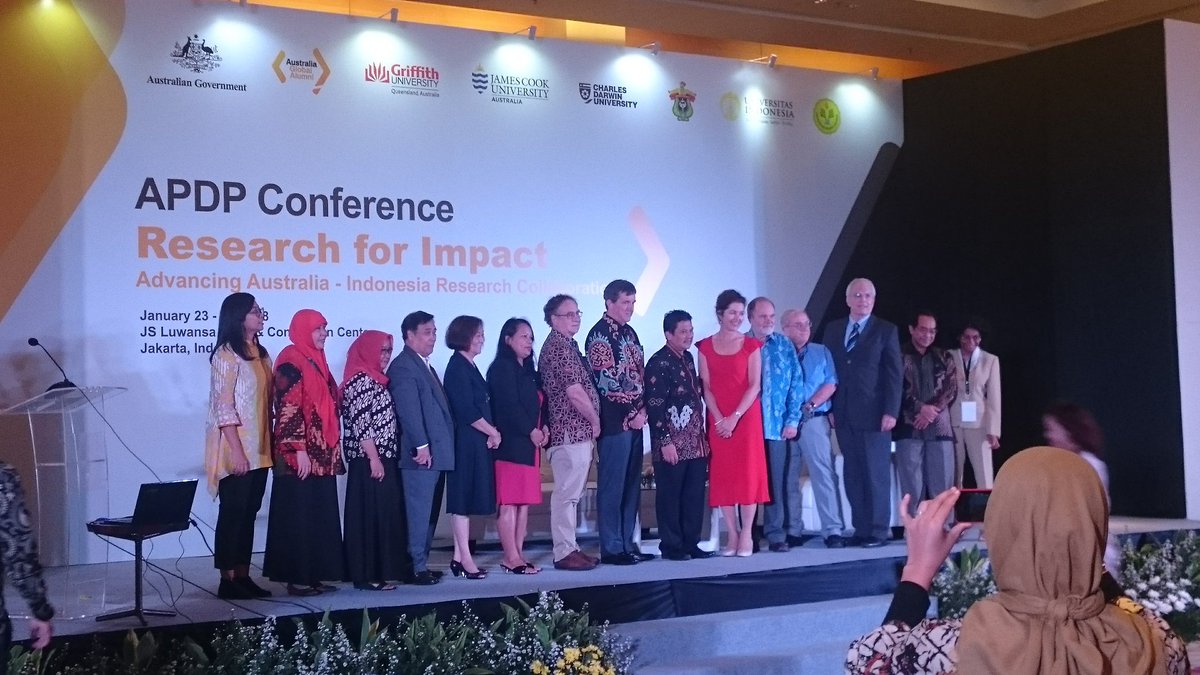 warkasyachbrani's tweet photo. @APDPConference: Research for Impact, Advancing Australia - Indonesia Research Collaboration. January 23-24, 2018 @ JS Luwansa Hotel &amp; Convention #APDPConference https://t.co/SOsZBP7KAz