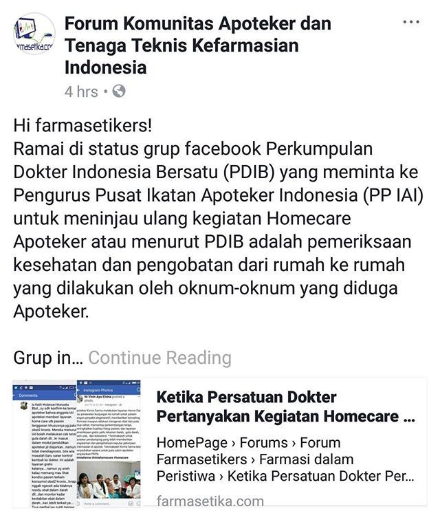 Home Care Farmasi Adalah