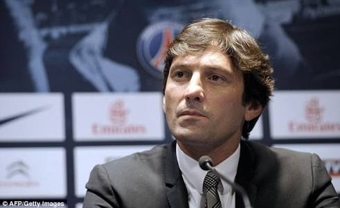 June 2011 - Leonardo quit as Inter coach to become a director at PSG