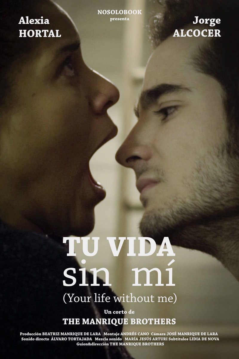 “TU VIDA SIN MÍ” ya en @JamesonNotodo Un corto protagonizado por #jorgealcocer y <a href="/Alexiahortal/">Alexia Hortal</a> Guion&amp;direccion #themanriquebrothers youtu.be/a9-iQlXE2Bs