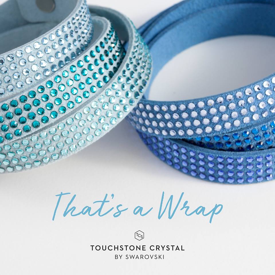 An amazing introduction to our Spring/Summer line, our new Tri-Wrap #Bracelets feature three strands of sparkling crystals on an Alcantara band. These bracelets also come in blush and grey so be sure to check them out! 

Shop here: sites.touchstonecrystal.com/sites/jany/pro…