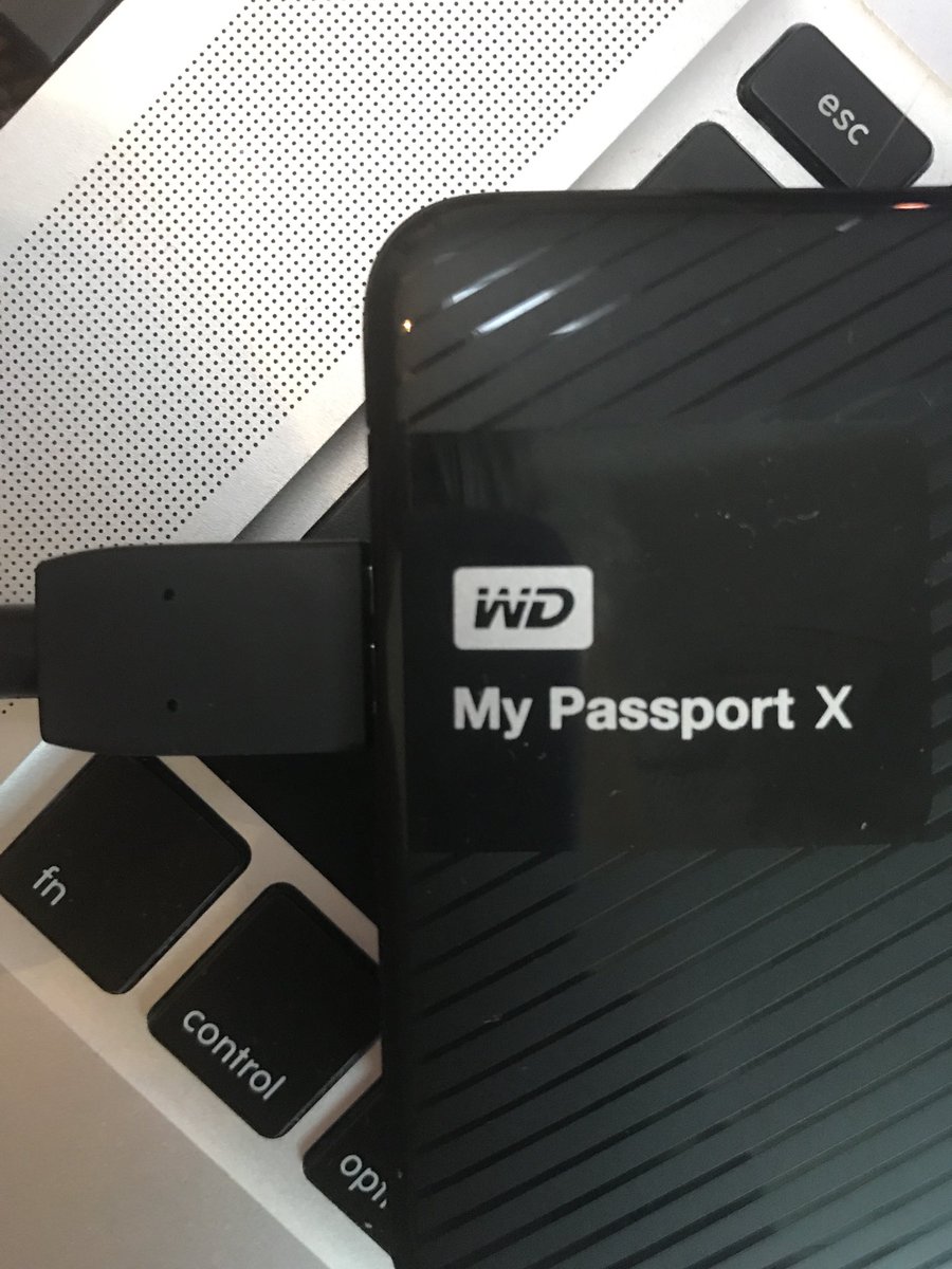 external hard drive my passport beeping mac