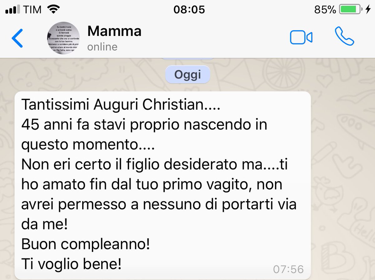 Christian Moretto Mia Mamma Una Santa Donna Mi Ha Avuto Da Una Violenza Quando Aveva 15anni Il Mio Arrivo Non Gli Ha Permesso Di Godersi La Gioventu Ma Un