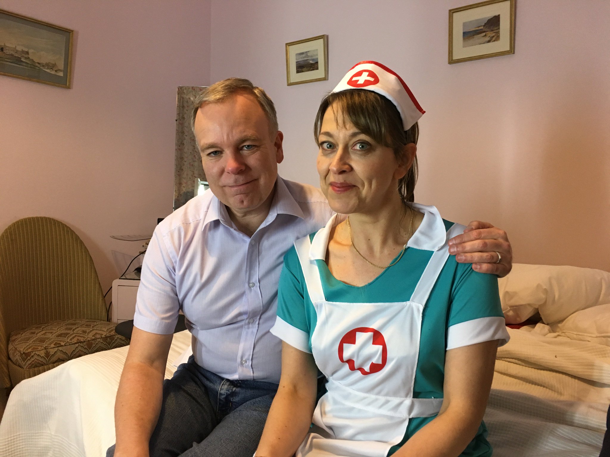 Steve Pemberton on Twitter: "Tonight's episode To Have and to Hold co-stars  the wonderful Nicola Walker and features the single hardest scene I've ever  had to film. Enjoy... #nursehoneypot #insideno9 10pm BBC2…