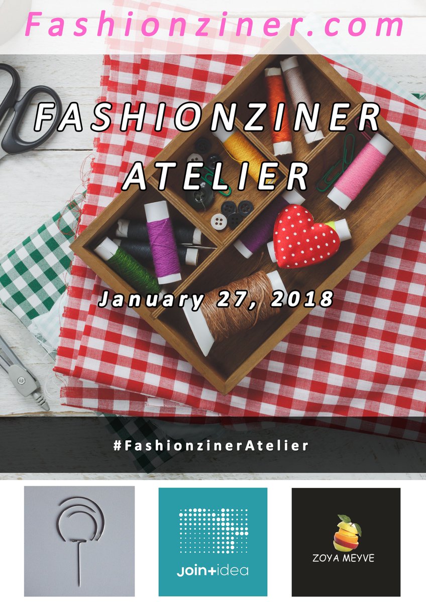 fashionziner's tweet image. #FashionzinerAtelier #2 ▶️ fashionzineratelier.eventbrite.com

Türkiye 'nin yeni moda-magazin portalı olan Fashionziner.com 'un Fashionziner Atelier kapsamında düzenleyeceği ikinci etkinliğini Terzihane ile Kanyon Joint Idea 'da 27 Ocak 2018 Cumartesi Saat 15:00 'te düzenliyor.