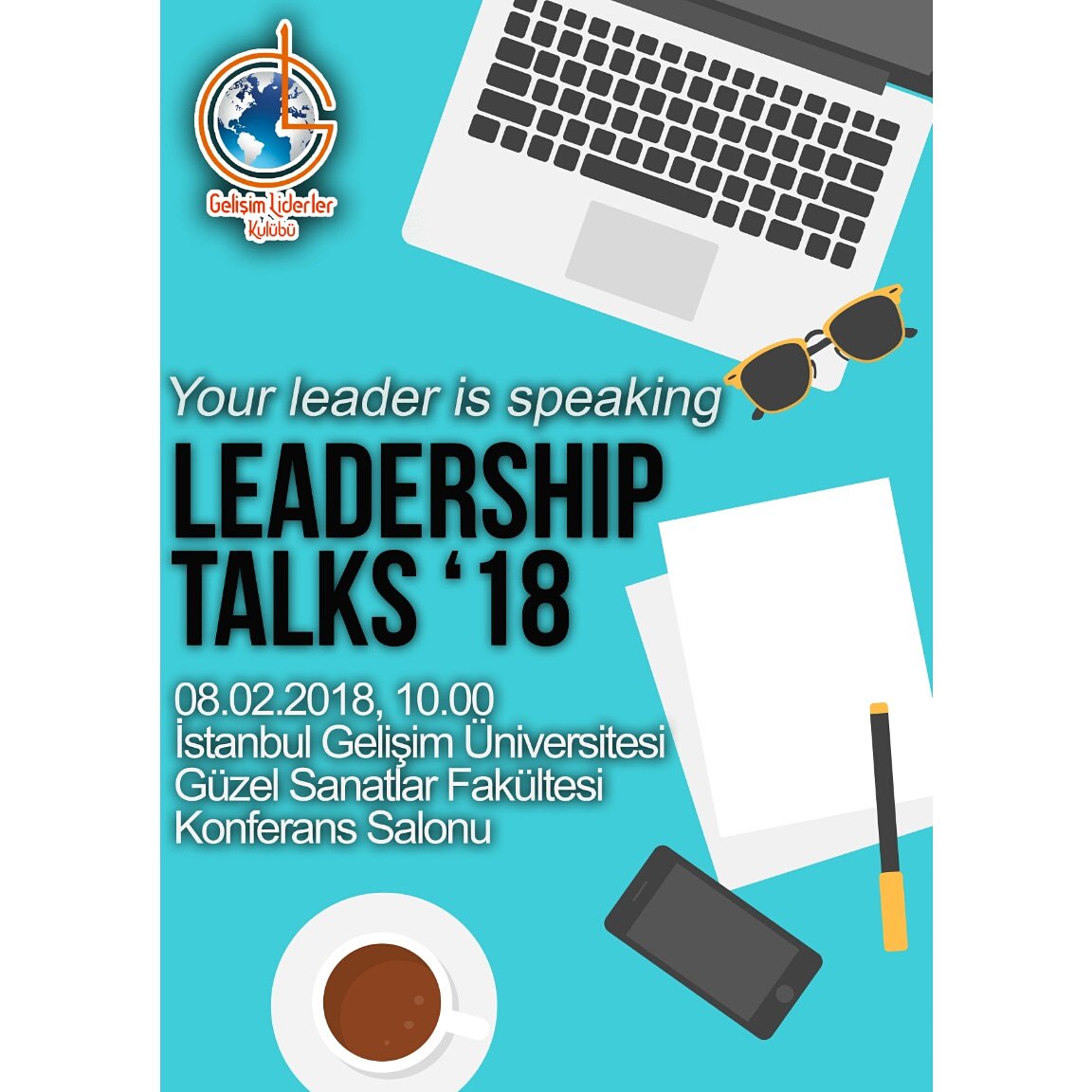 Gelişim Liderler Kulübü, dönemin ilk etkinliğini gerçekleştirmeye hazırlanıyor! 
Leadership Talks; birden fazla sektörü aynı platformda buluşturan bir etkinliktir. Bu eşsiz deneyimin bir parçası olmak ve sertifika almak için hemen kayıt olabilirsiniz. biletino.com/event/eventdet…