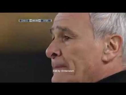 March 2012 - Ranieri cried after Milito late goal against Chievo. Man cried because Inter's last win was in January. We still sacked him two games later