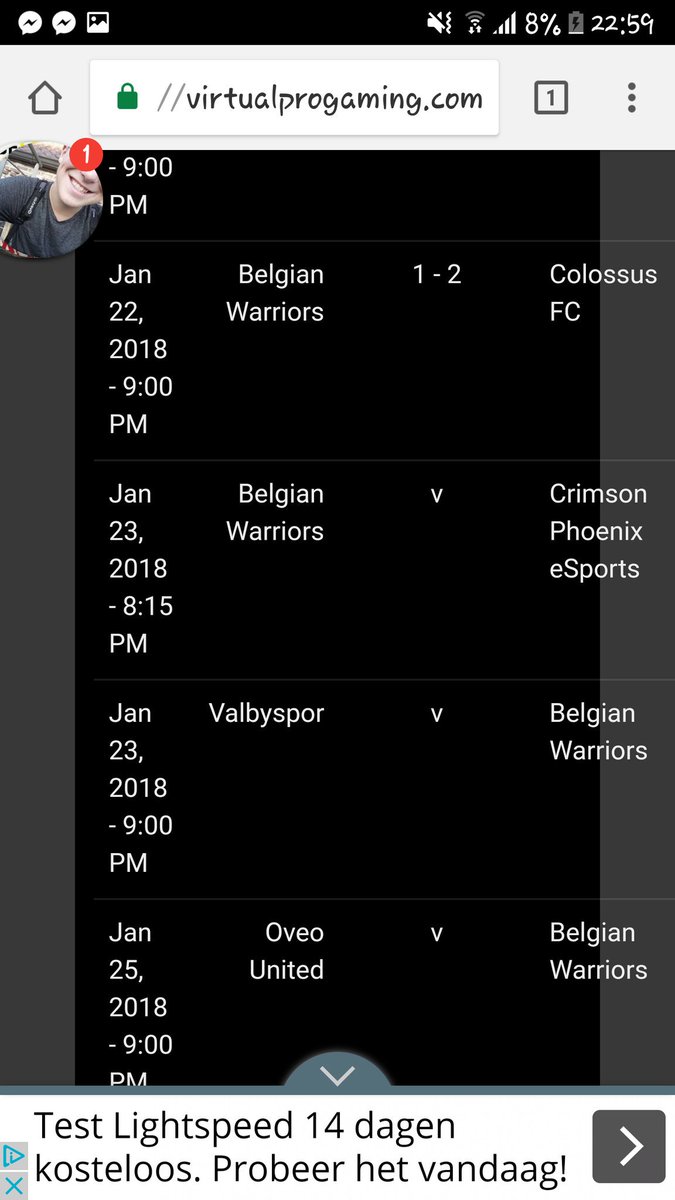 ES11LevanteUD's tweet photo. Colossus FC 2 - 1 Belgian Warriors 

Not our greatest game but nothing lost .. First loss of the season 👎
Good game @Colossus_FC 👍

For us the focus is on the cup game and league match tonight ! Lets go get those points 👍 
@OfficialVPG
ComeOnYouWarriors👹😈 https://t.co/KAH0P4ljyf