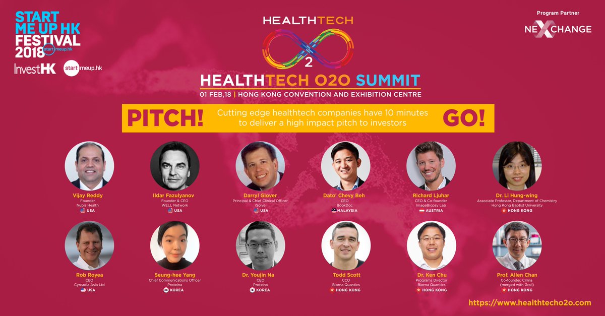 healthtechO2O's tweet photo. These are the people transforming the future of health and medicine. One day, they may save your life (or your records!). #HealthTech #medicine #beatcancer #medtech Sign up now at https://t.co/4cqoeZXjQm You may qualify for a special rate (DM us). https://t.co/SkIOlPFGXc