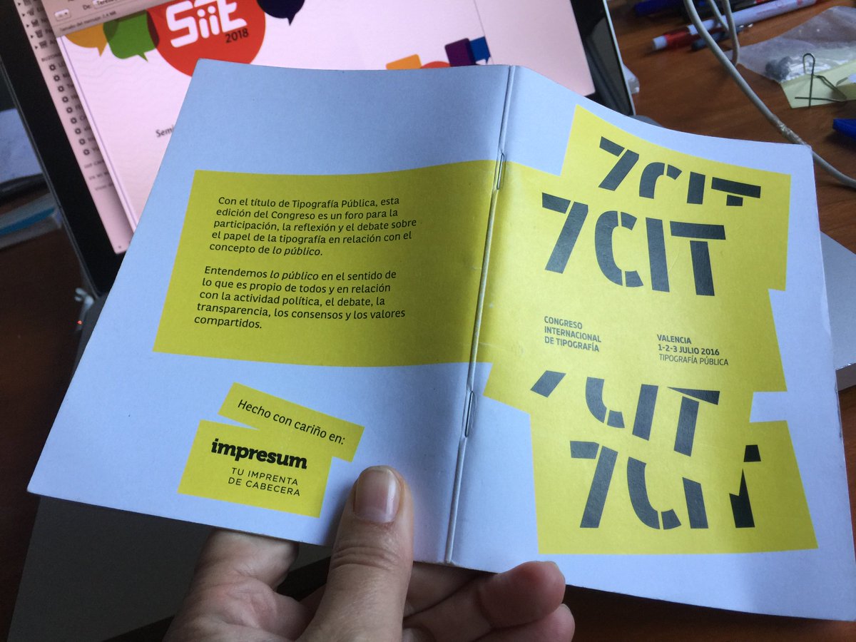 terenet's tweet photo. Estaba deseando encargar una libreta a @Impresum desde que tuve en mis manos la del #7CIT @ADCV_com Pronto la tendremos lista en #Murcia https://t.co/uQP3MEua72