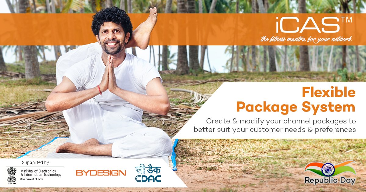 iCAS_2015's tweet photo. iCAS(TM) gives you the flexibility to create and modify your channel packages to better suit your customer needs and preferences. Adopt iCAS(TM), the fitness mantra for your network.
#DigitalIndia #MakeInIndia
https://t.co/SOlzzJ5ZEN https://t.co/ccouZnovGK