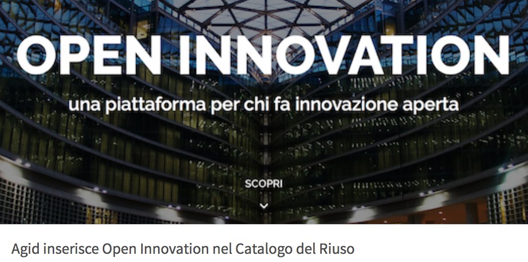 LombardiaInnova's tweet photo. .@AgidGov ha inserito la piattaforma collaborativa Open Innovation di @LombardiaOnLine nel "Catalogo del riuso": potrà essere riutilizzata gratuitamente da altre Regioni e pubbliche amministrazioni: https://t.co/6oiXqlDcok
#OpenSource #OpenInnnovation #LombardiaèRicerca https://t.co/pFz87FRL76