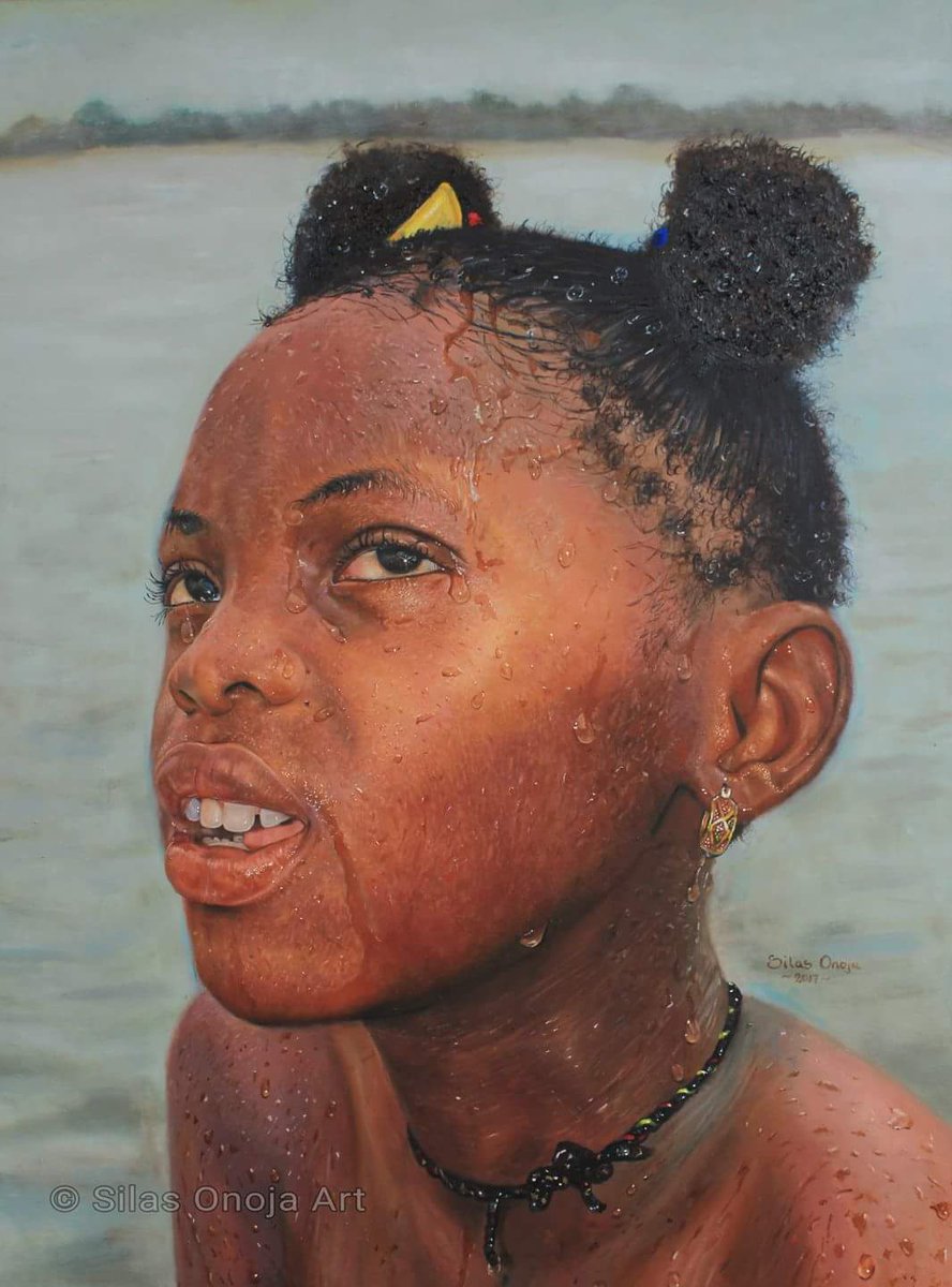 Hi, I'm Silas Onoja, a Nigerian artist. 
Sharing some detailing progress of my painting.