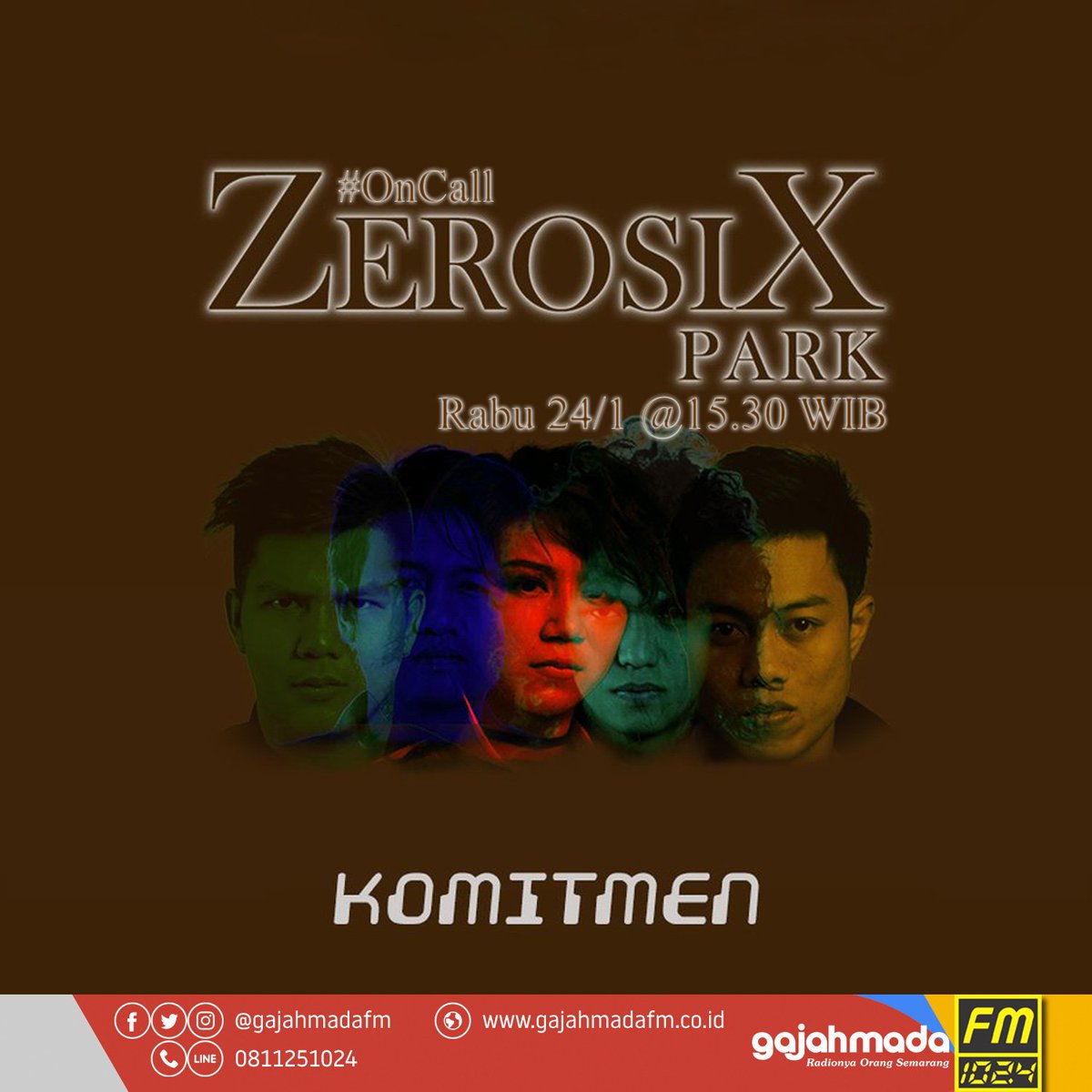 GajahmadaFM's tweet photo. Sudah akrab banget kan sama gita #Komitmen dr @ZerosiXpark. Nah besok sore saatnya konsenin langsung obrolan singkatnya bareng mereka.

Hanya di #OnCall #Gamafans mulai pk. 15.30 WIB. https://t.co/bhqG4o5qe6