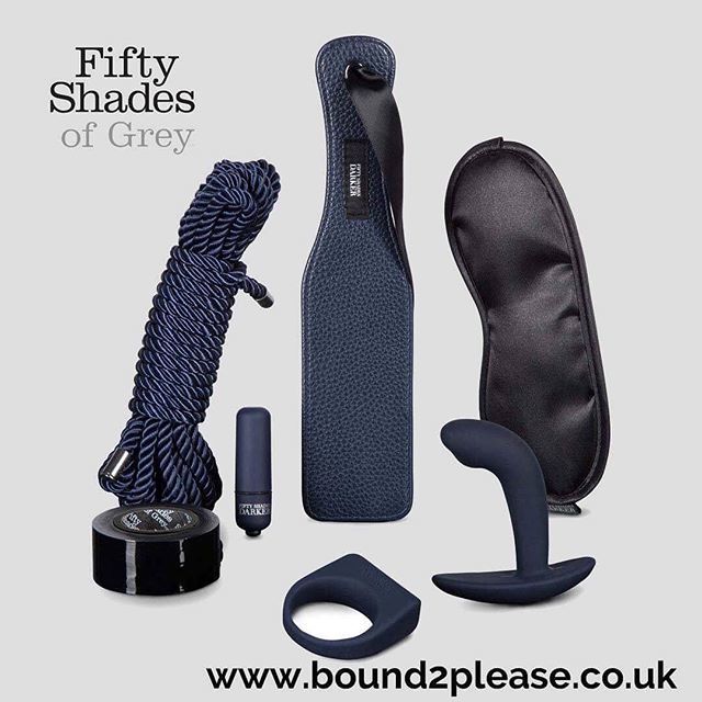 bound2pleaseuk's tweet image. 50 Shades Bondage Kit includes Paddle, Cushioned Blindfold, Tape, Silk Rope Vibrating Love Ring, Bullet Vibrator &amp;amp; Sleek Butt Plug.....RRP £59.99 Enjoy 20% Off use code fifty20 bound2please.co.uk ift.tt/2GaUG7q