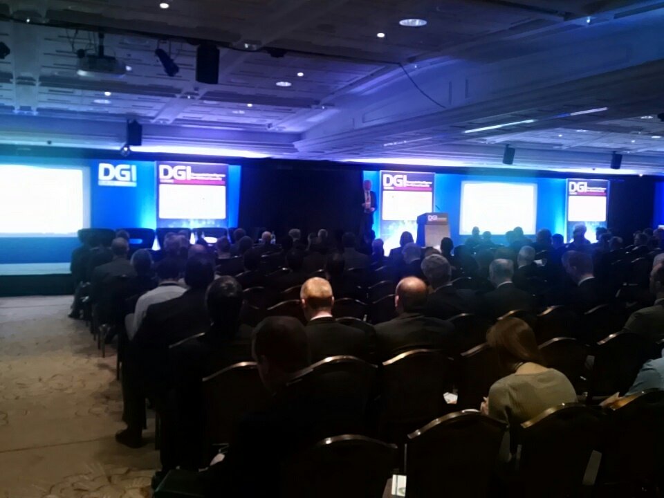 GMorin81's tweet photo. Our chairperson John Kedar, the Director of International Engagement, Ordnance Survey kicks things off w/ a state of the industry address #GeoINT #DGI2018 https://t.co/9JYp7uZs9H