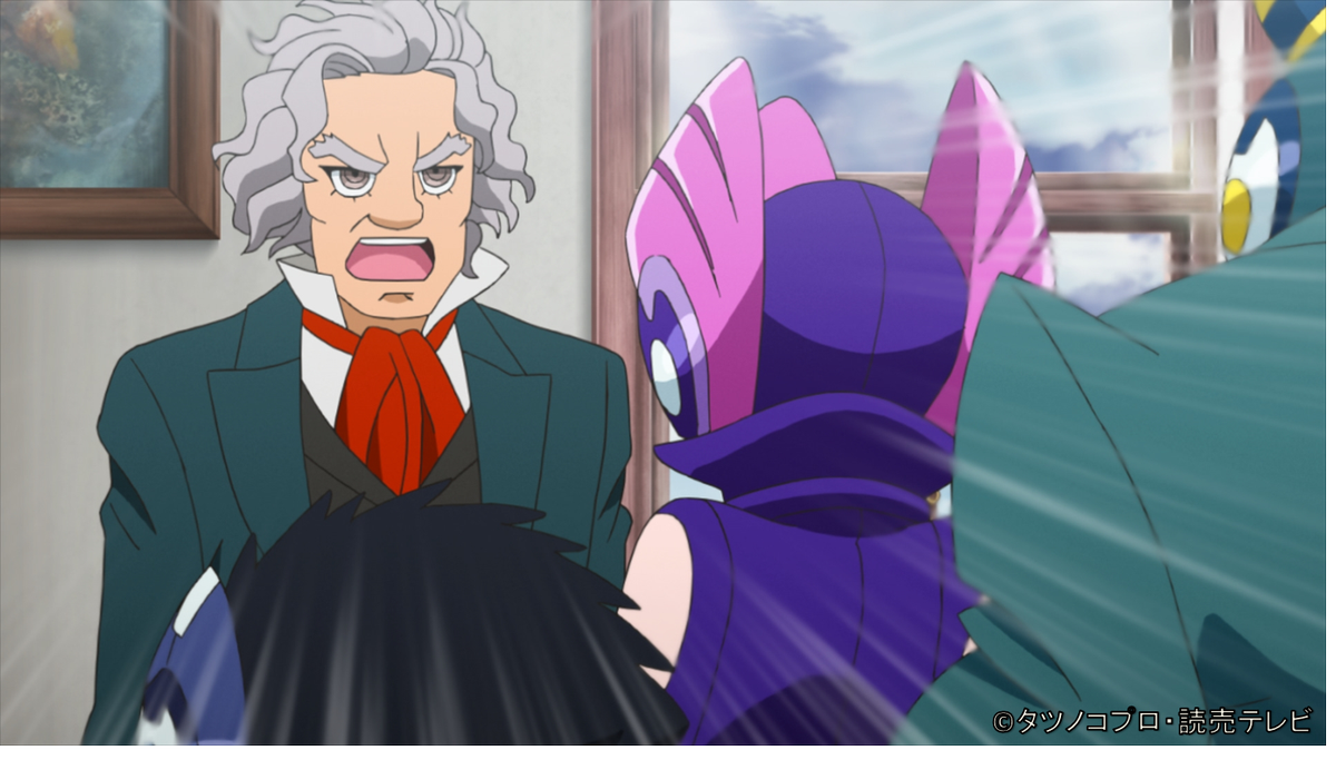 Tvアニメ タイムボカン 公式 タイムボカン逆襲の三悪人 1 27 土 夕方5 30放送 ベートーヴェンの肖像画が怖い 顔になっているビックリドッキリな理由とは 音楽室の怖ーい思い出 ベートーヴェンの肖像画 その謎をアクダーマが解き明かす 予告