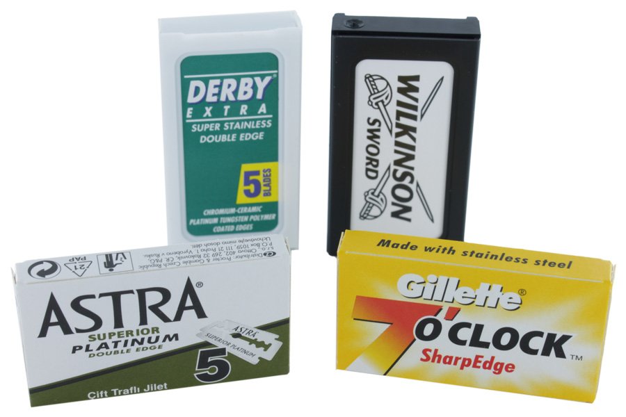 SafetyRazorCo's tweet photo. Can't decide on what blade to start out with? Try our sample pack. 20 blades for just £4.95 from crowd favourites #Astra, #Derby, #Gillette &amp; #Wilkinson https://t.co/fApqfF9sCO https://t.co/poJPYpu9yX