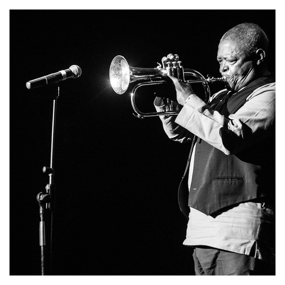 designindaba's tweet photo. “I've got to where I am in life not because of something I brought to the world but through something I found - the wealth of African culture.” – Hugh Masekela 

RIP, Bra Hugh, musician, friend, legend. https://t.co/4LKqAduuxg