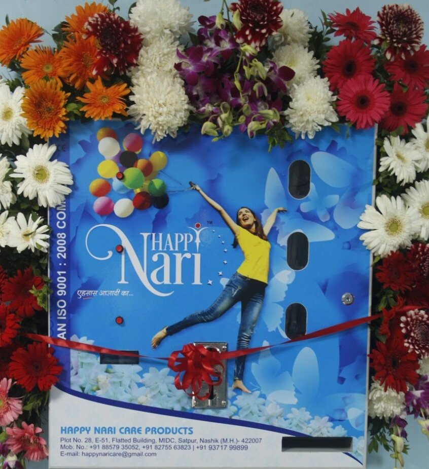 WesternRly's tweet photo. In view of health, hygiene &amp; convenience of women employees/passengers, #SanitaryNapkinVendingMachines were inaugurated at Mumbai Central Divisional Office &amp; Rajkot Railway station in presence of President, WRWWO/BCT Smt. Renu Jain &amp; President,WRWWO/RJT Smt. Bharti Ninawe https://t.co/TtXqb0qge9