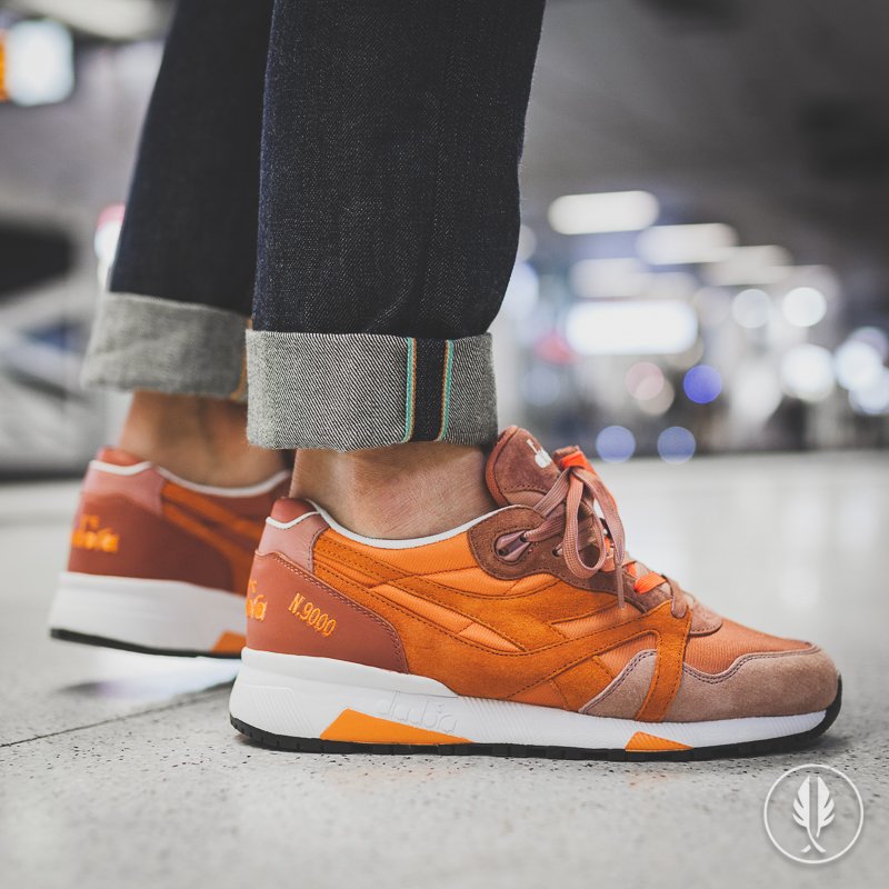 diadora n9000 premium redwood