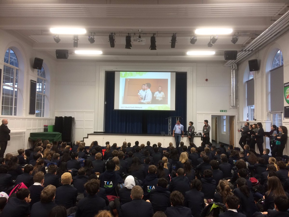 Thank you to <a href="/KCupdate/">Kingston College</a> for coming into school today to launch the rocket car competition with year 7 pupils #STEM #Engineering #Technology