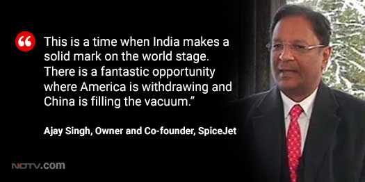 ndtv's tweet photo. SpiceJet’s Ajay Singh in conversation with NDTV at #Davos 

Track LIVE updates from #WEF18 here: https://t.co/iDMwLr9Kys
#YESBankNDTVAtDavos #WorldEconomicForum2018 https://t.co/Mio23AxhUK