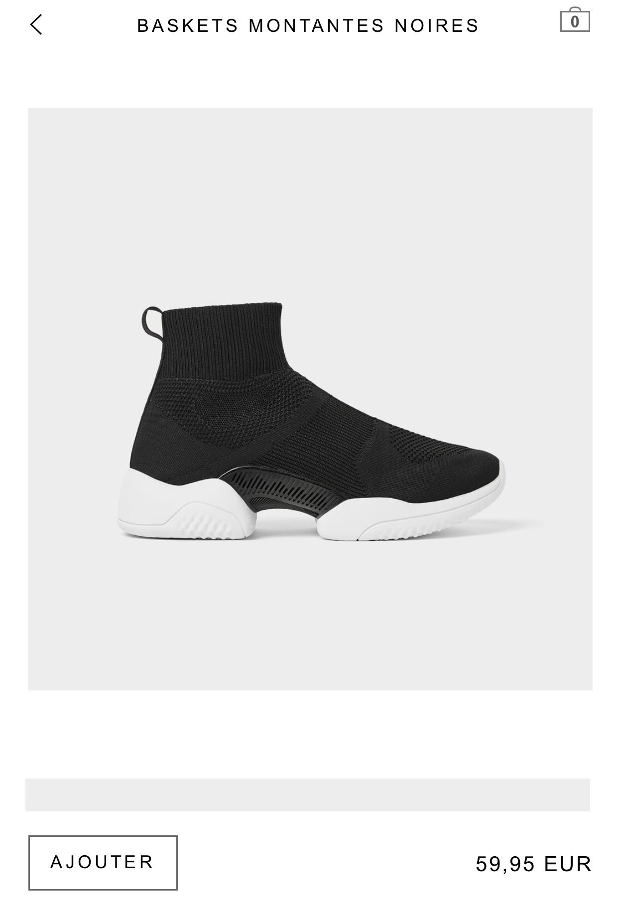 Basket chaussette zara new arrivals