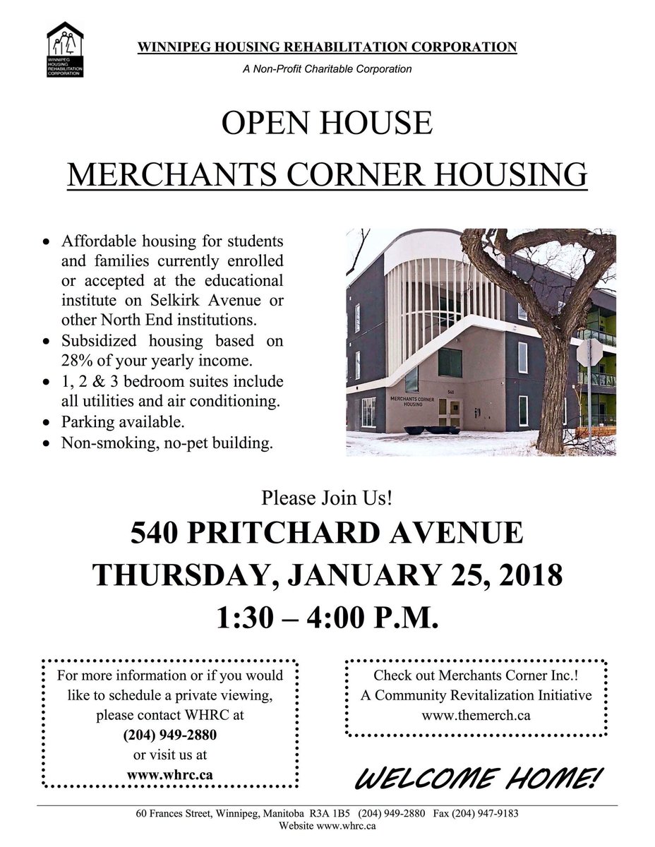 AYOmovement's tweet photo. Want to live in the new Merchants Hotel? Open house for @MerchCorner_Wpg #Housing is this Thursday, please share! @NorthEndRising @CEDAWinnipeg @uwinnipeg #Winnipeg https://t.co/hqtZjDf0VF